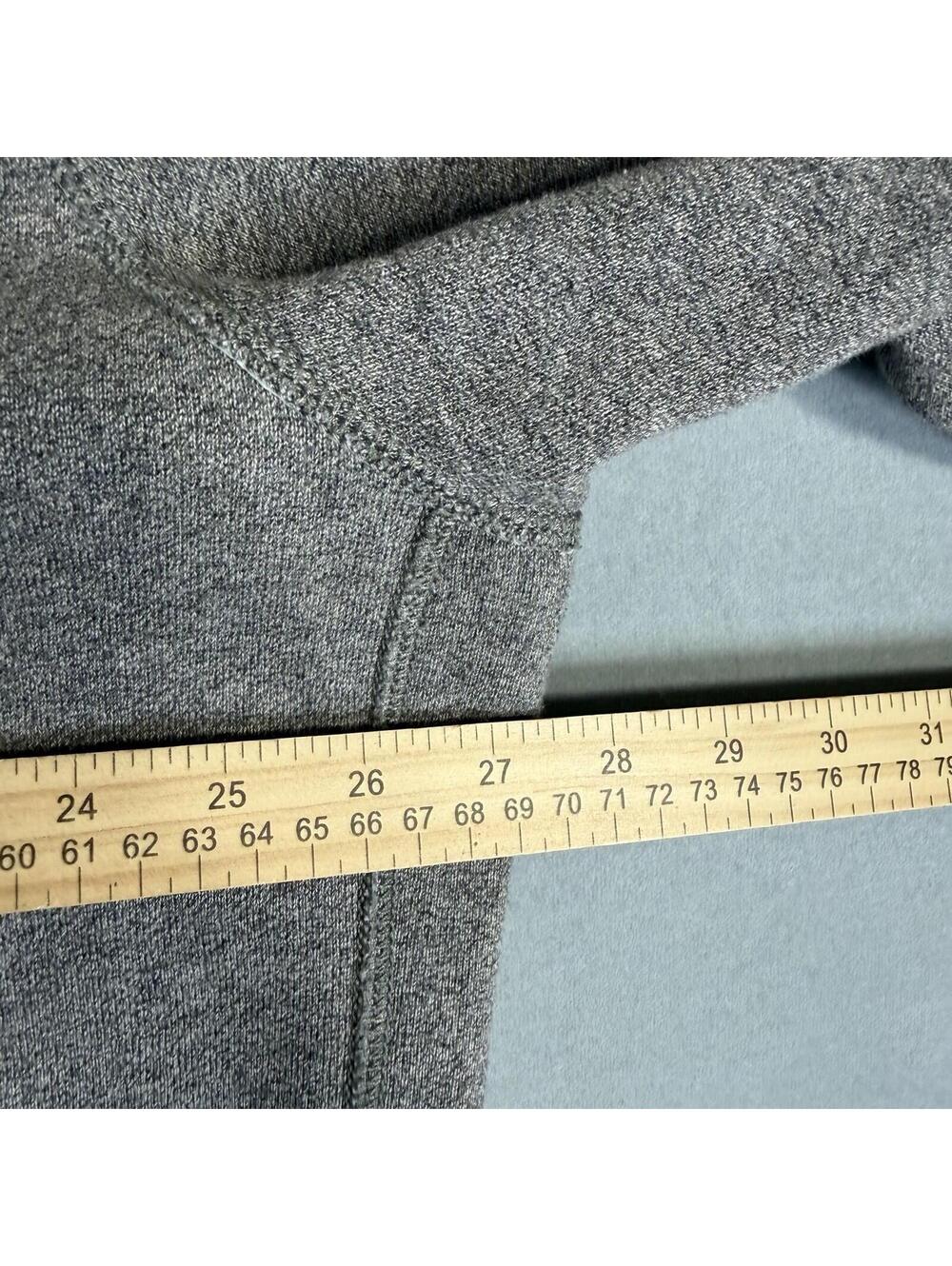 Polo Ralph Lauren Full Zip Hoodie Mens 2XL Heather Gray Pony Jacket Heavyweight - Picture 5 of 6